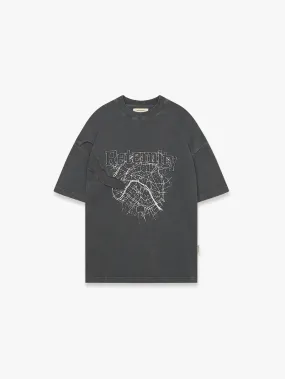 SHATTERED T-SHIRT - BLACK